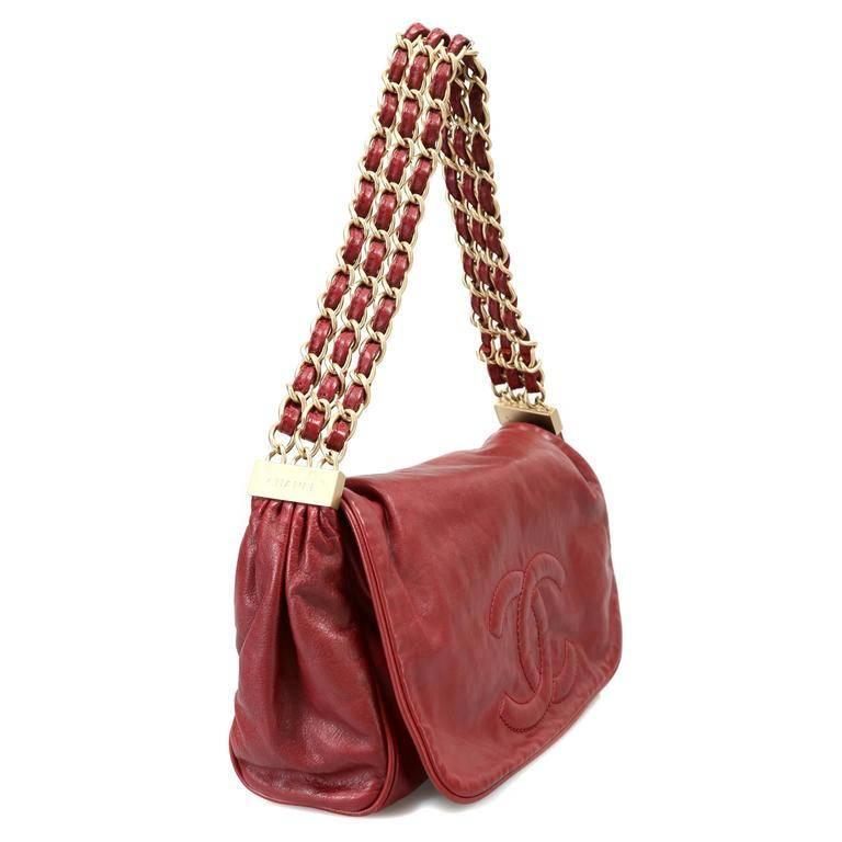 chanel triple chain bag