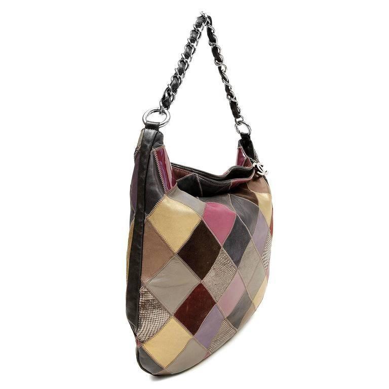 leather patchwork purse