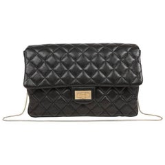 Chanel Black Quilted Leather Mademoiselle Flap Bag
