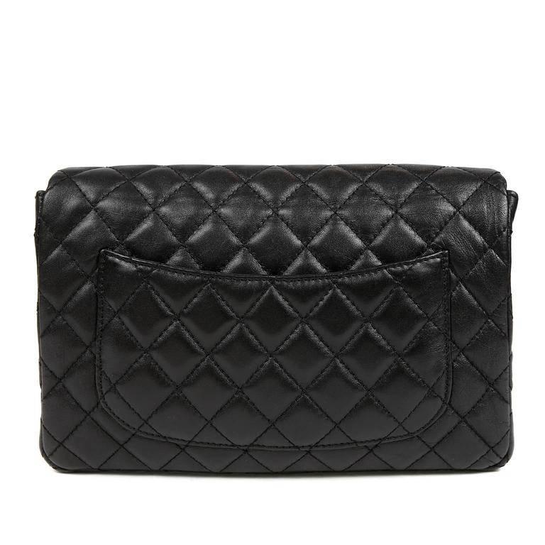Chanel Black Quilted Leather Flap Bag- EXCELLENT PLUS Condition Elegant and timeless, this medium sized shoulder bag is a smart addition for any polished wardrobe. Black leather is quilted in signature Chanel diamond pattern. Matte gold mademoiselle