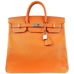 Hermes Arancione Epsom 40 cm HAC con Palladio