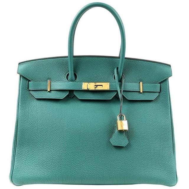 Green Birkin Bag - 15 For Sale on 1stDibs