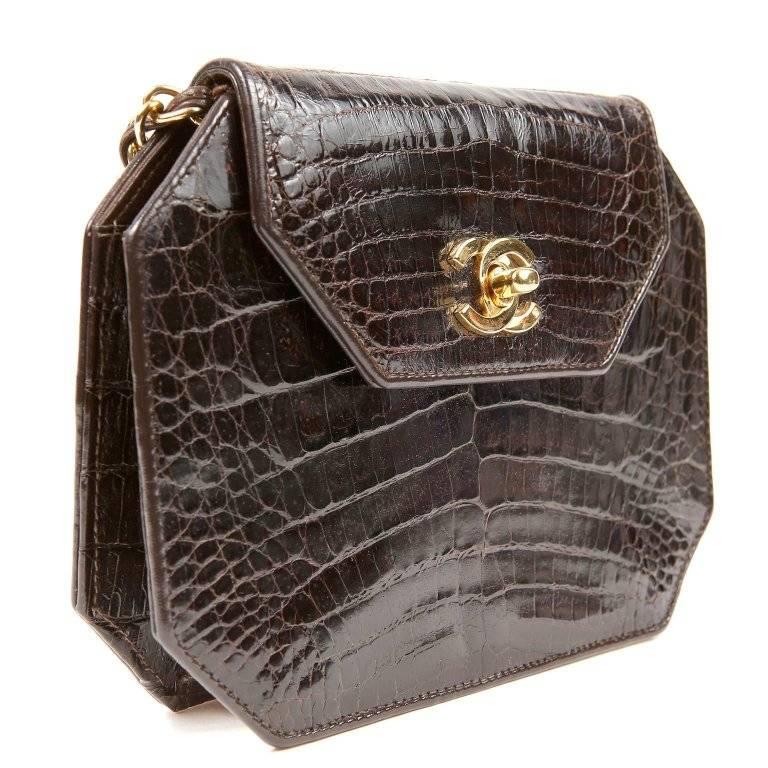 vintage chanel crocodile bag