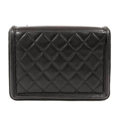 Chanel Boy Brick Cross Body Bag in Black
