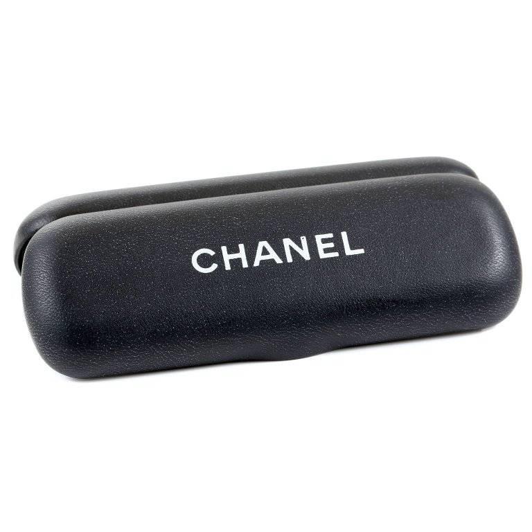 This authentic Chanel Black Eyeglass Case is pristine. The slim case is perfect for reading glasses. A184