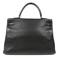 Hermes Black Togo Kelly Bag- 35 cm with Gold