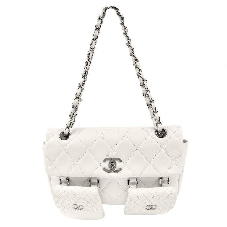 chanel bag white price