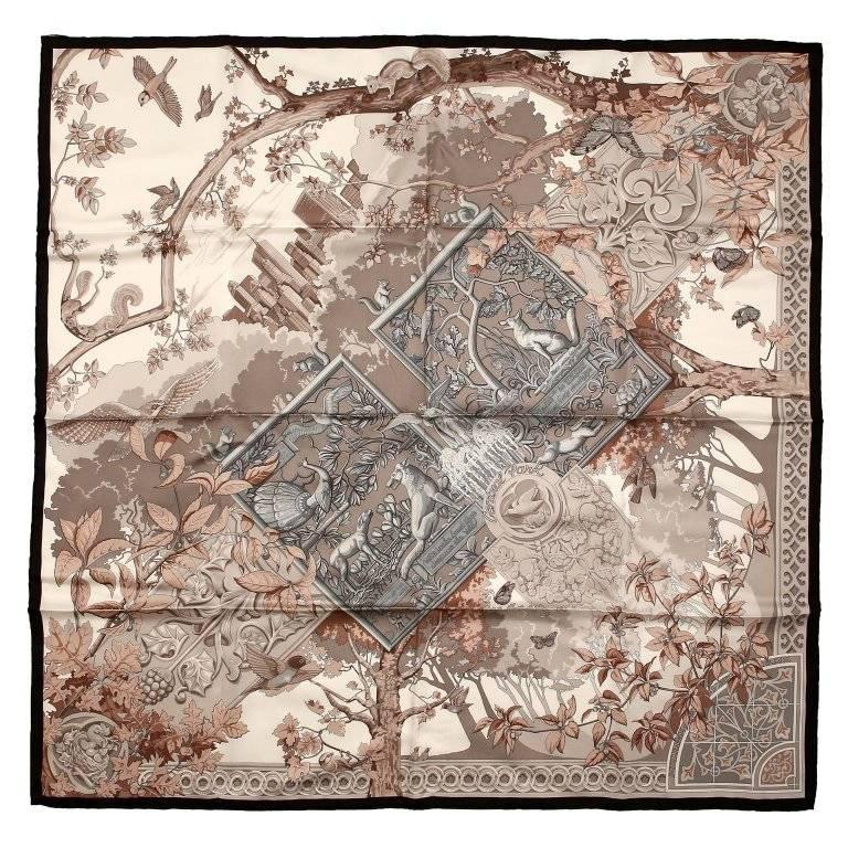 Hermes Central Park 90 cm Silk Scarf- Limited Edition