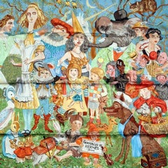 Hermes Fairytales by Hermes 90 cm Silk Scarf