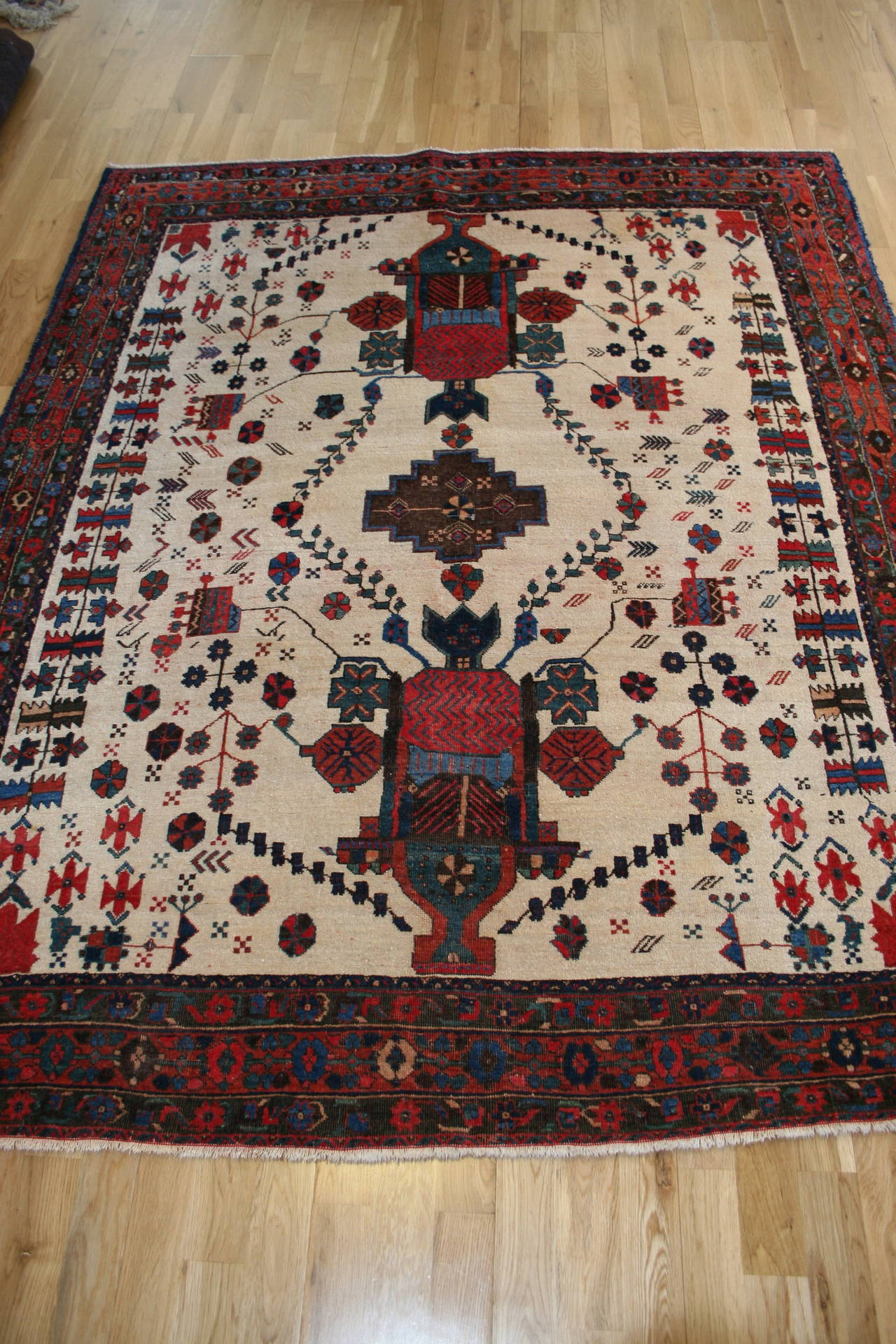 Woven Antique Persian Tribal Afshar For Sale