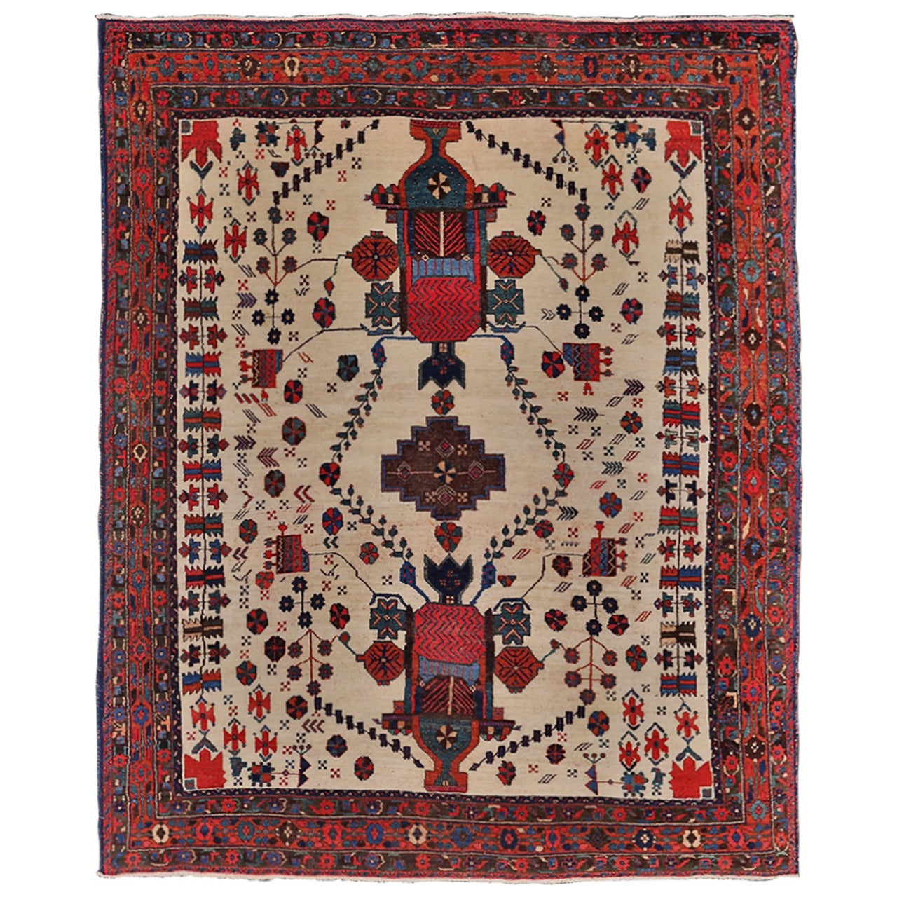 Antique Persian Tribal Afshar For Sale