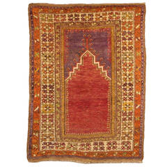 Antique Mudjur Prayer Rug