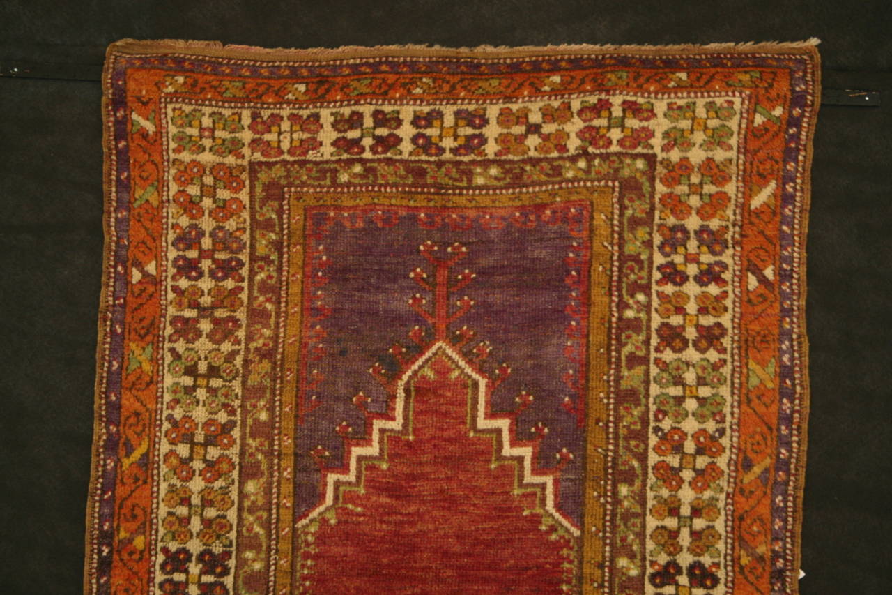 Antique Mudjur Prayer Rug