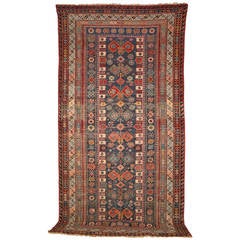 Rare Antique Armenian Soumak Rug