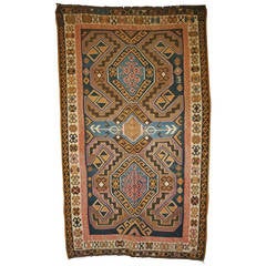 Antique Lenkoran Kilim Dated 1910