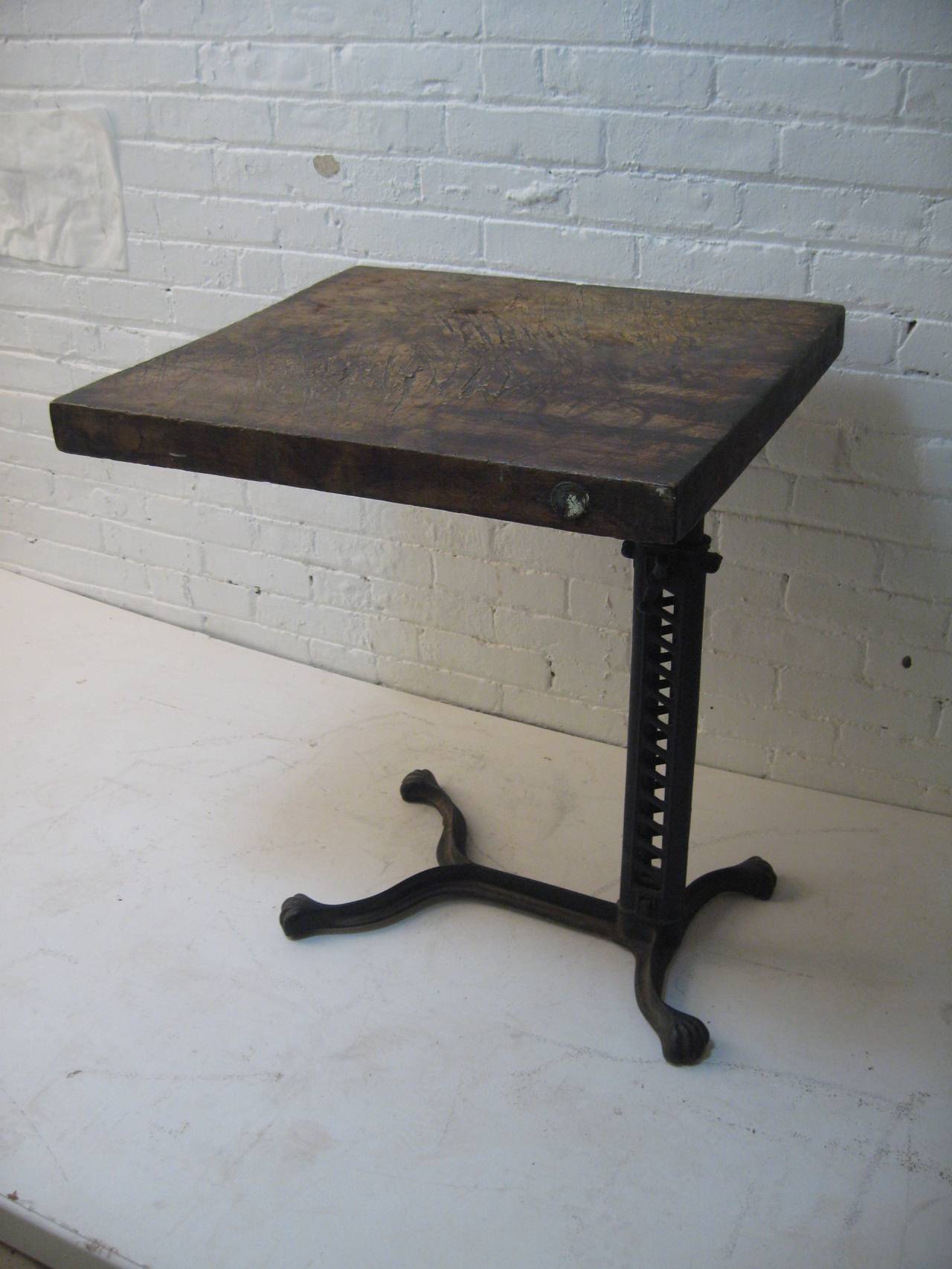 20th Century Industrial Printer's Table