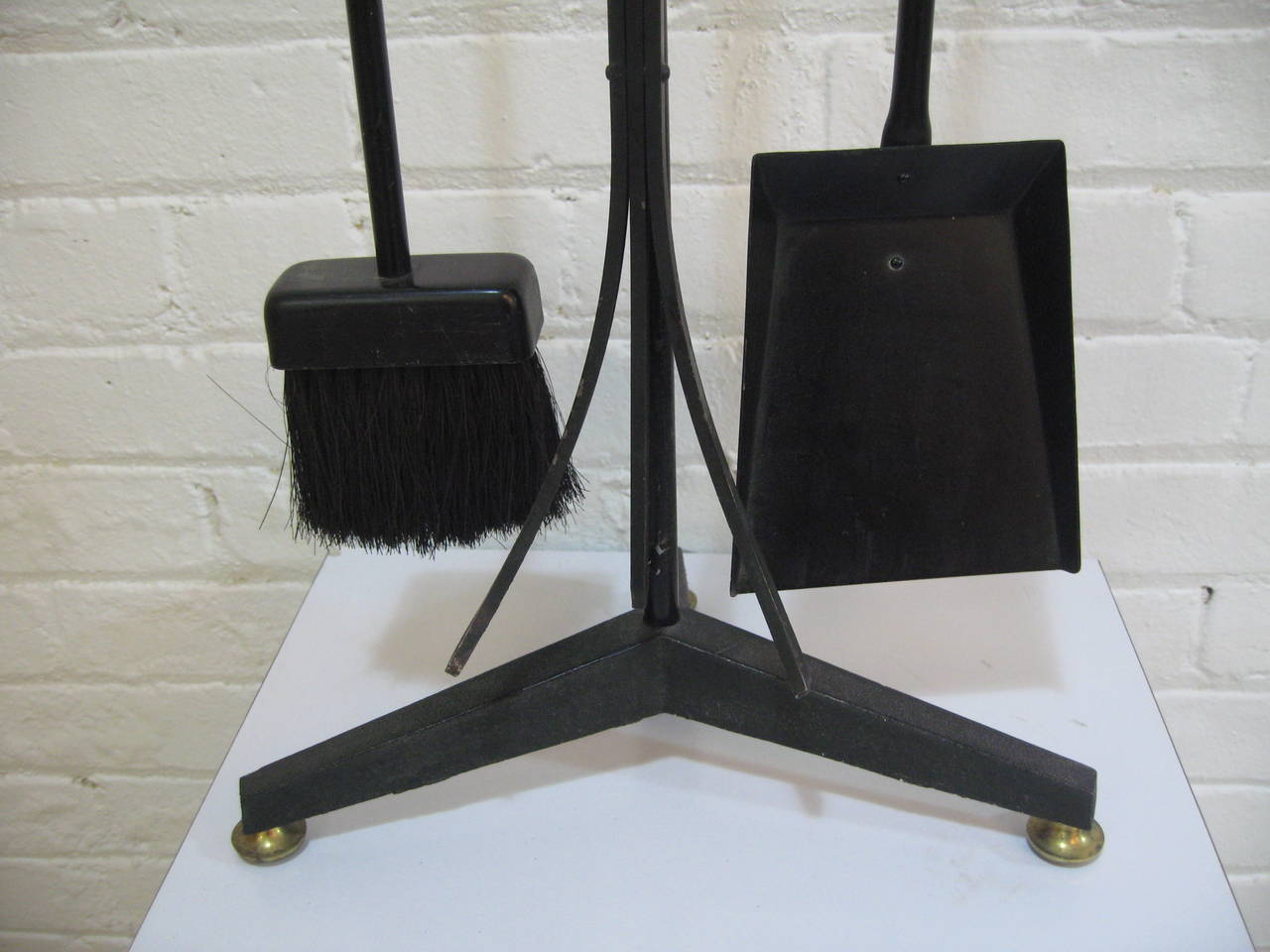 Mid-20th Century Modernist Fireplace Tools in the Style of Tommi Parzinger