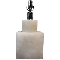 Vintage SG Italian Alabaster Lamp