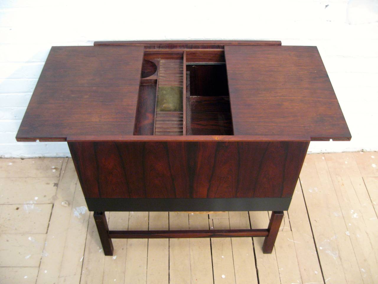 Mid-Century Modern Danish Modern Rosewood Sewing Stand