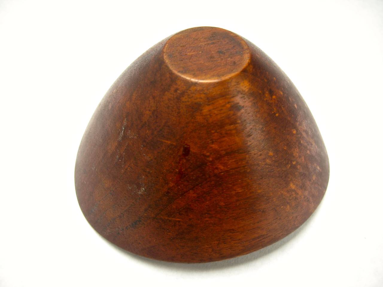 Diminutive Mid-Century Turned Wood Bowl in the Manner of Finn Juhl 1