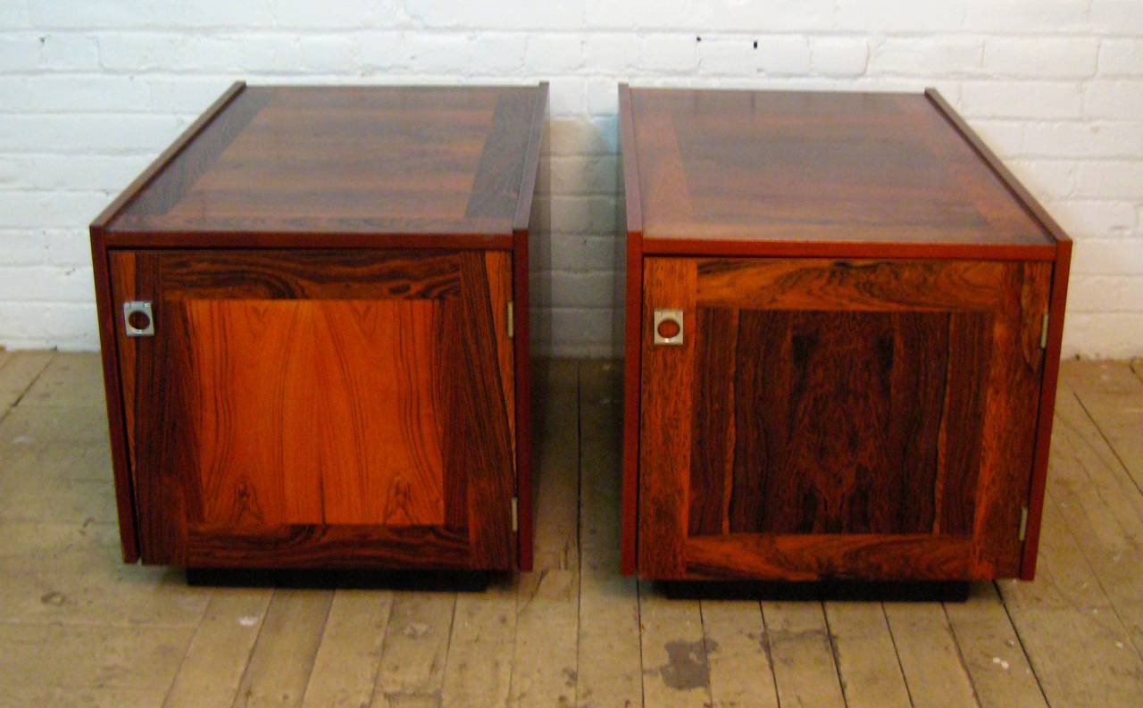 Danish Modern Rosewood End Tables 3