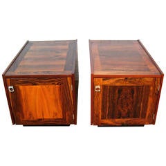 Danish Modern Rosewood End Tables