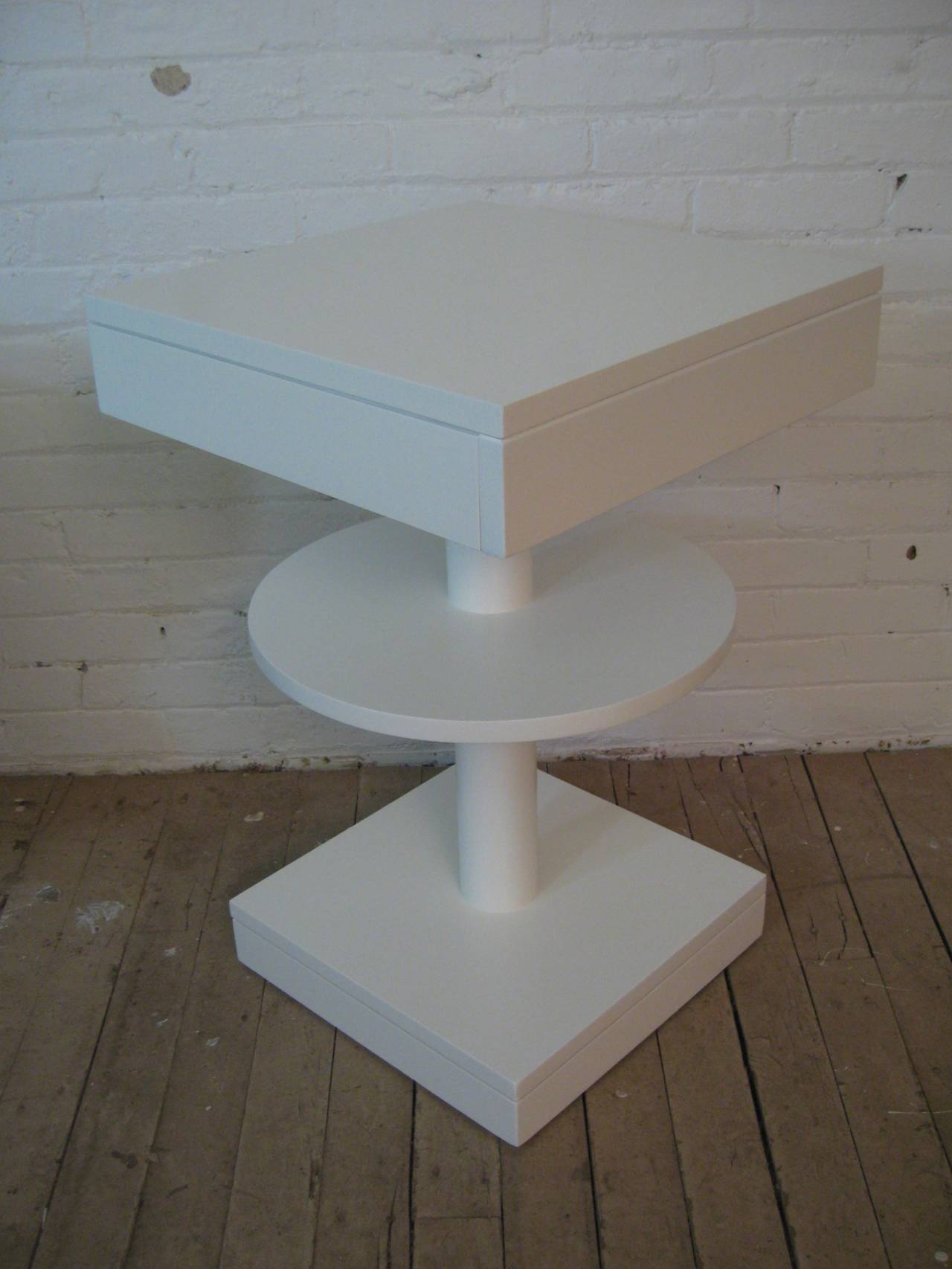 Moderne Lacquered End Tables in the Manner of Tommi Parzinger 1