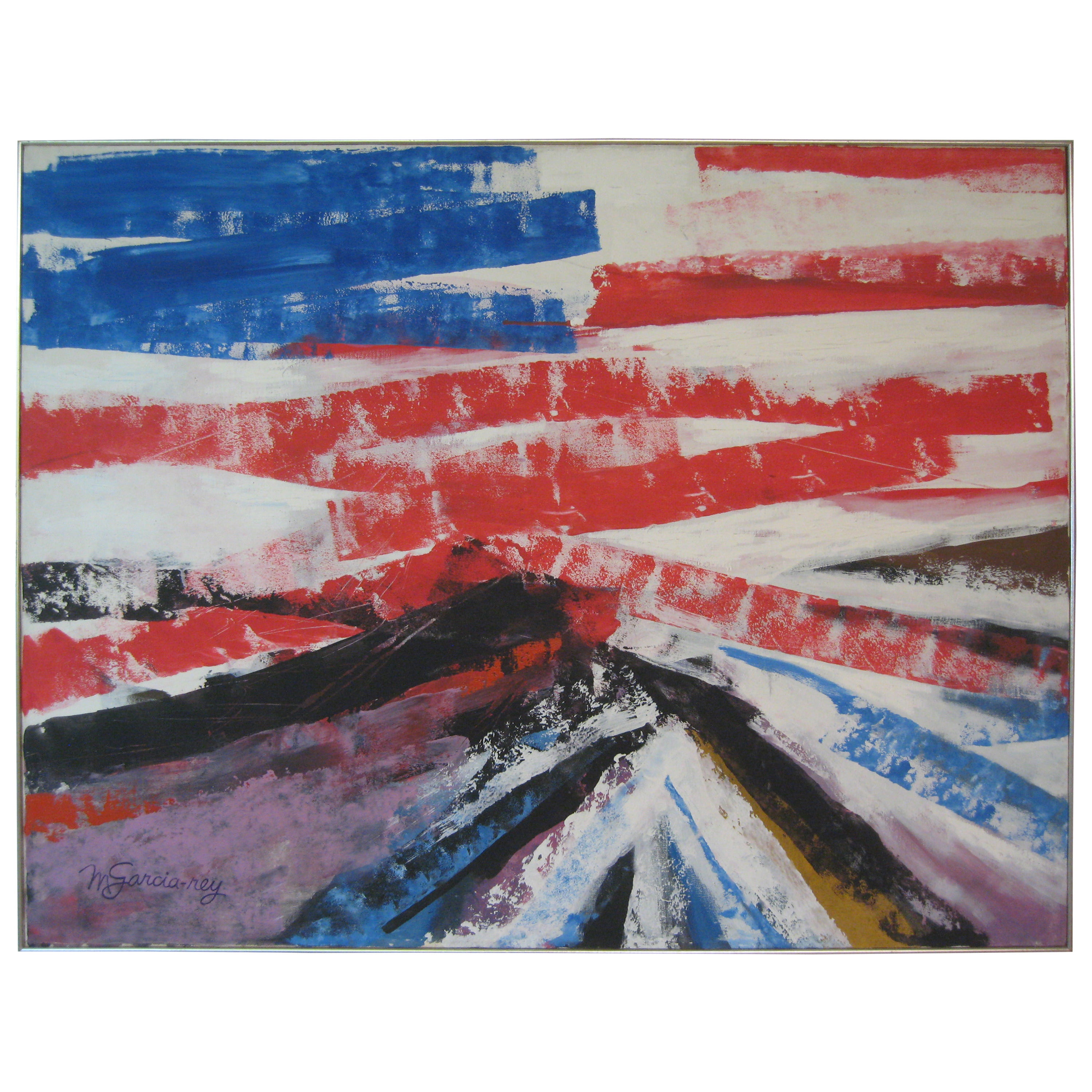 Manuel Garcia-Rey Abstract Expressionist Painting