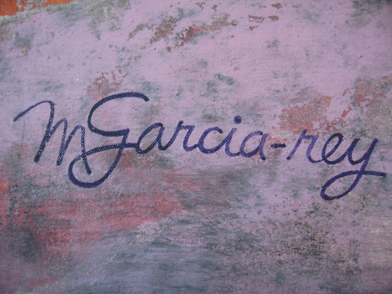 Manuel Garcia-Rey Abstract Expressionist Painting 1