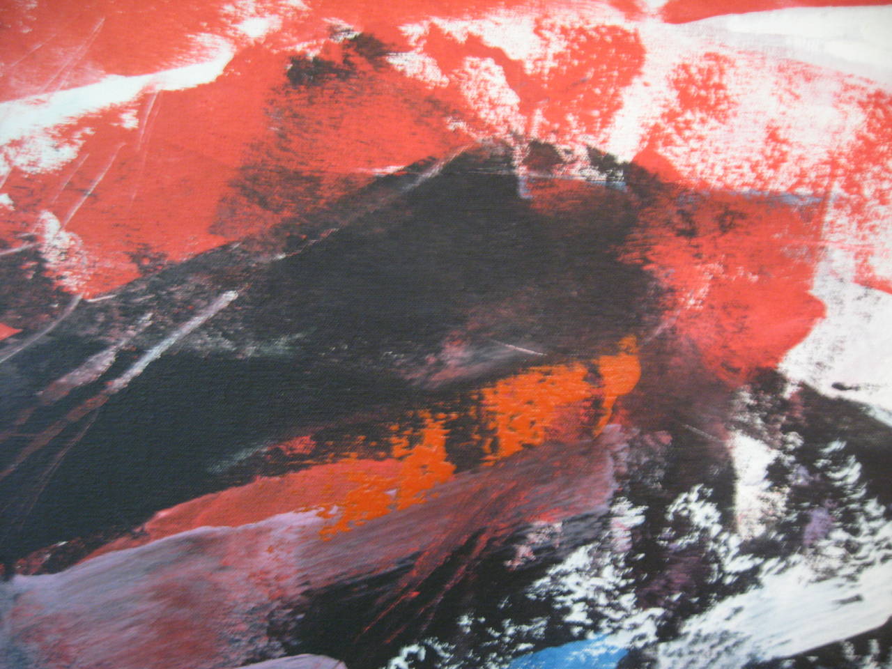 Mid-20th Century Manuel Garcia-Rey Abstract Expressionist Painting