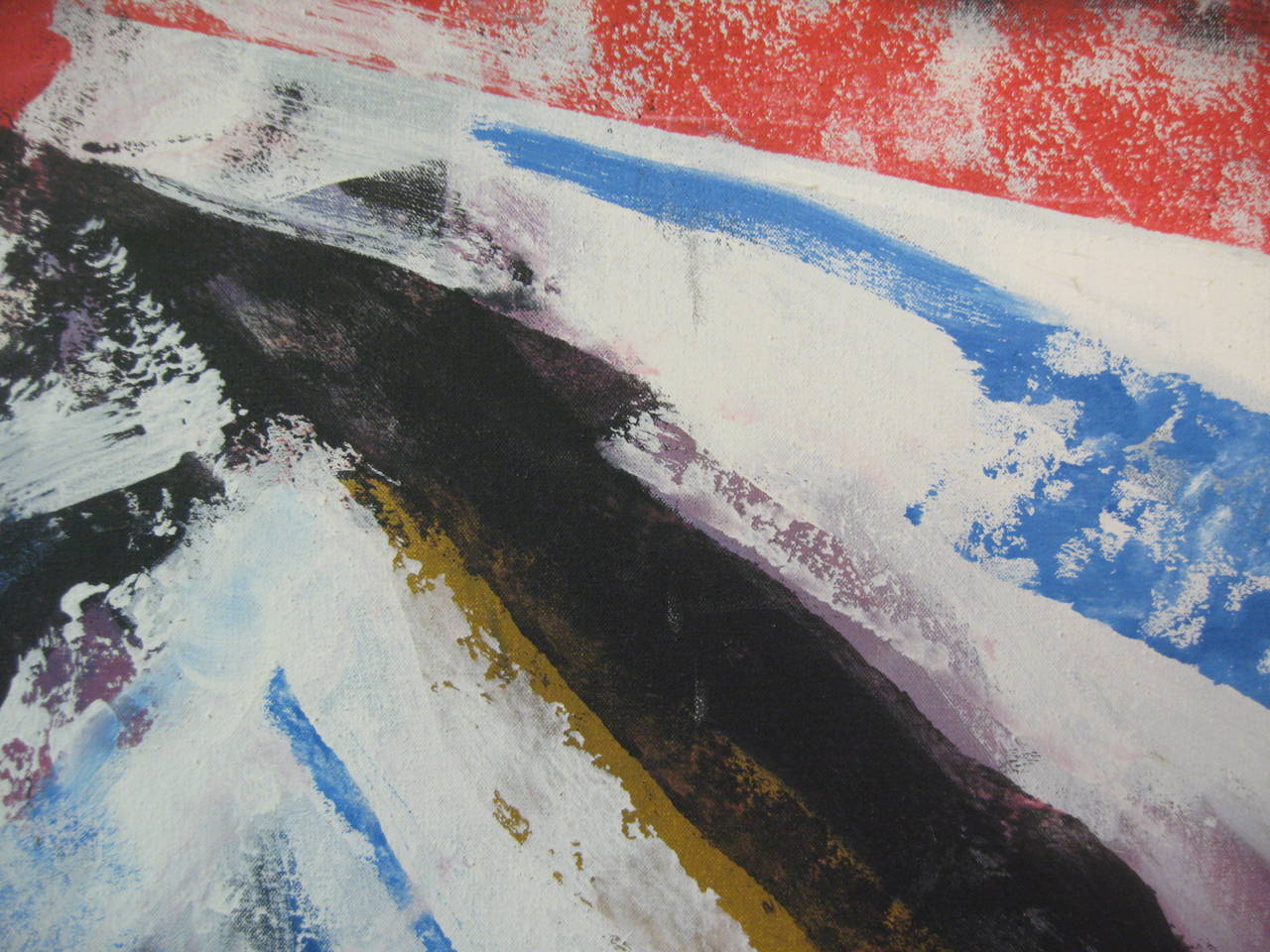 Canvas Manuel Garcia-Rey Abstract Expressionist Painting