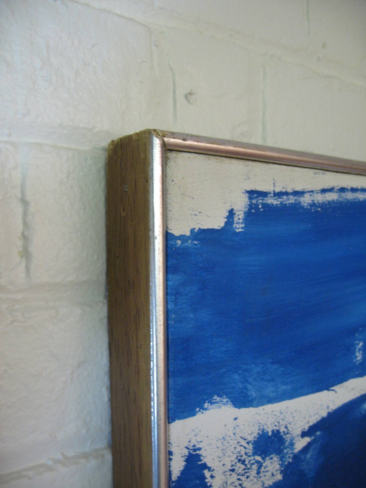 Mid-Century Modern Manuel Garcia-Rey Abstract Expressionist Painting