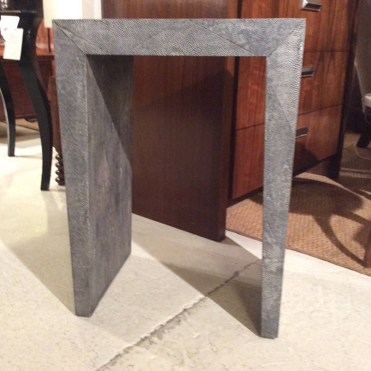 Unknown Shagreen Side Table