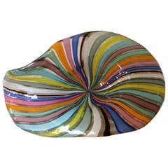 Vibrant Murano Candy Dish