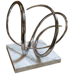 Abstract Modern Sculpture, Signed by listed Artist Joseph Domareki 11