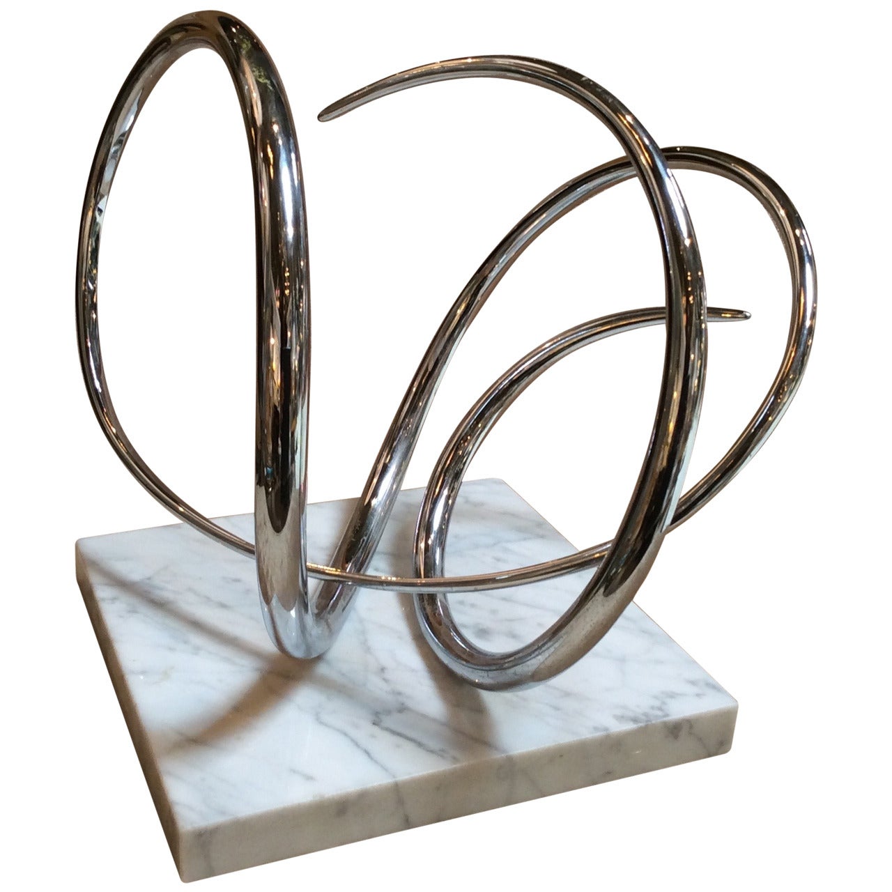 Abstract Modern Sculpture, Signed by listed Artist Joseph Domareki For Sale