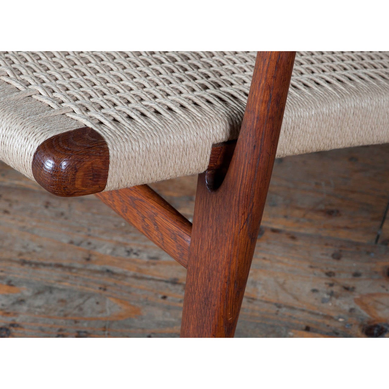 Pair of Mid-Century CH-25 Easy Chairs by Hans J. Wegner 1
