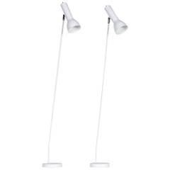 Pair of 20th Century White Dutch Floor Lamps 7