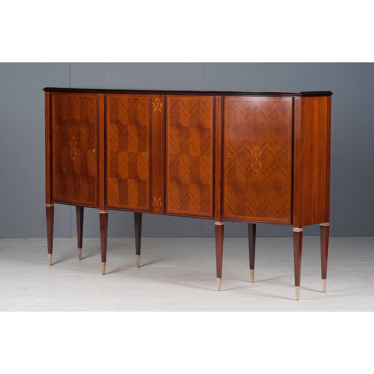 Mid Century Italian Sideboard or Bar by Paolo Buffa, 1950s Italy