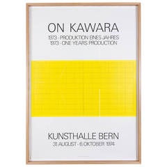 On Kawara, 1973-One Years Production, Poster (available framed/unframed)
