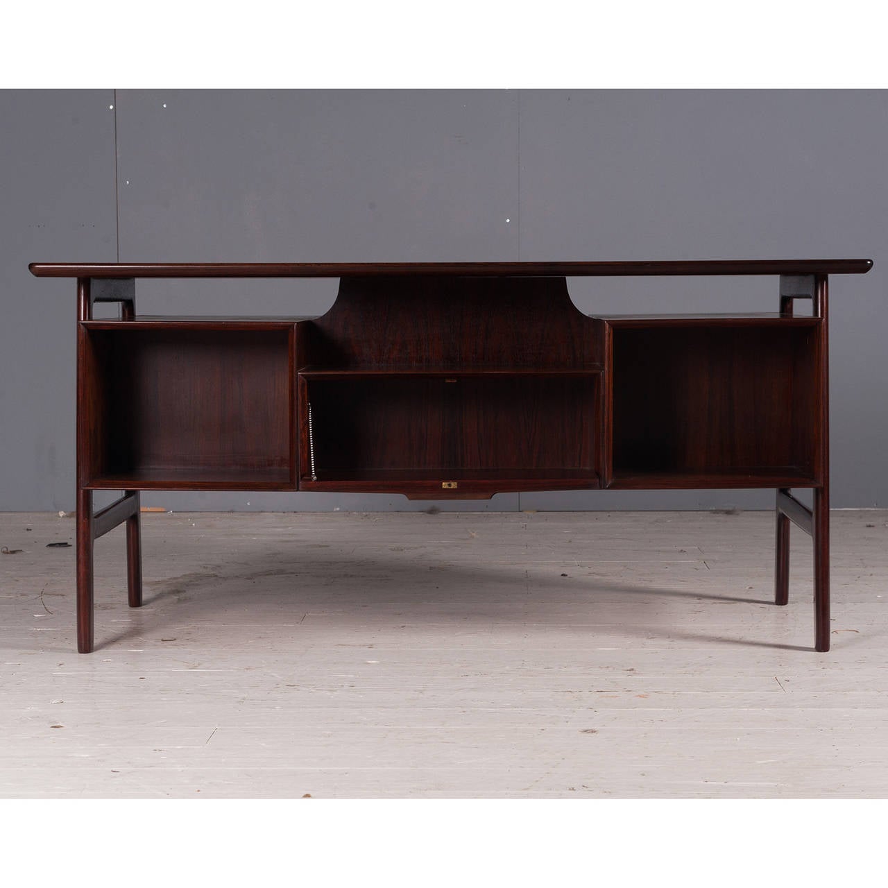 Mid-Century Modern Danish Desk in Rosewood by Gunni Omann, 1960s