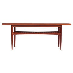 Vintage Danish Teak Coffee Table in the Style of Grete Jalk, 1960s