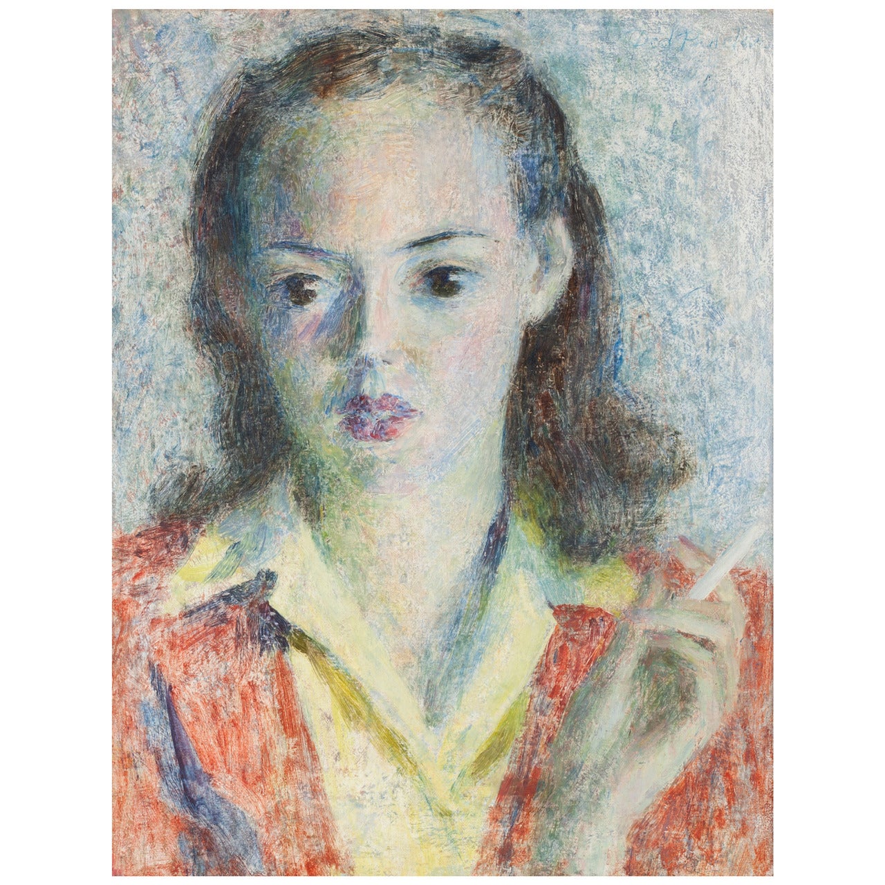 Girl with a Cigarette Painting, 1951