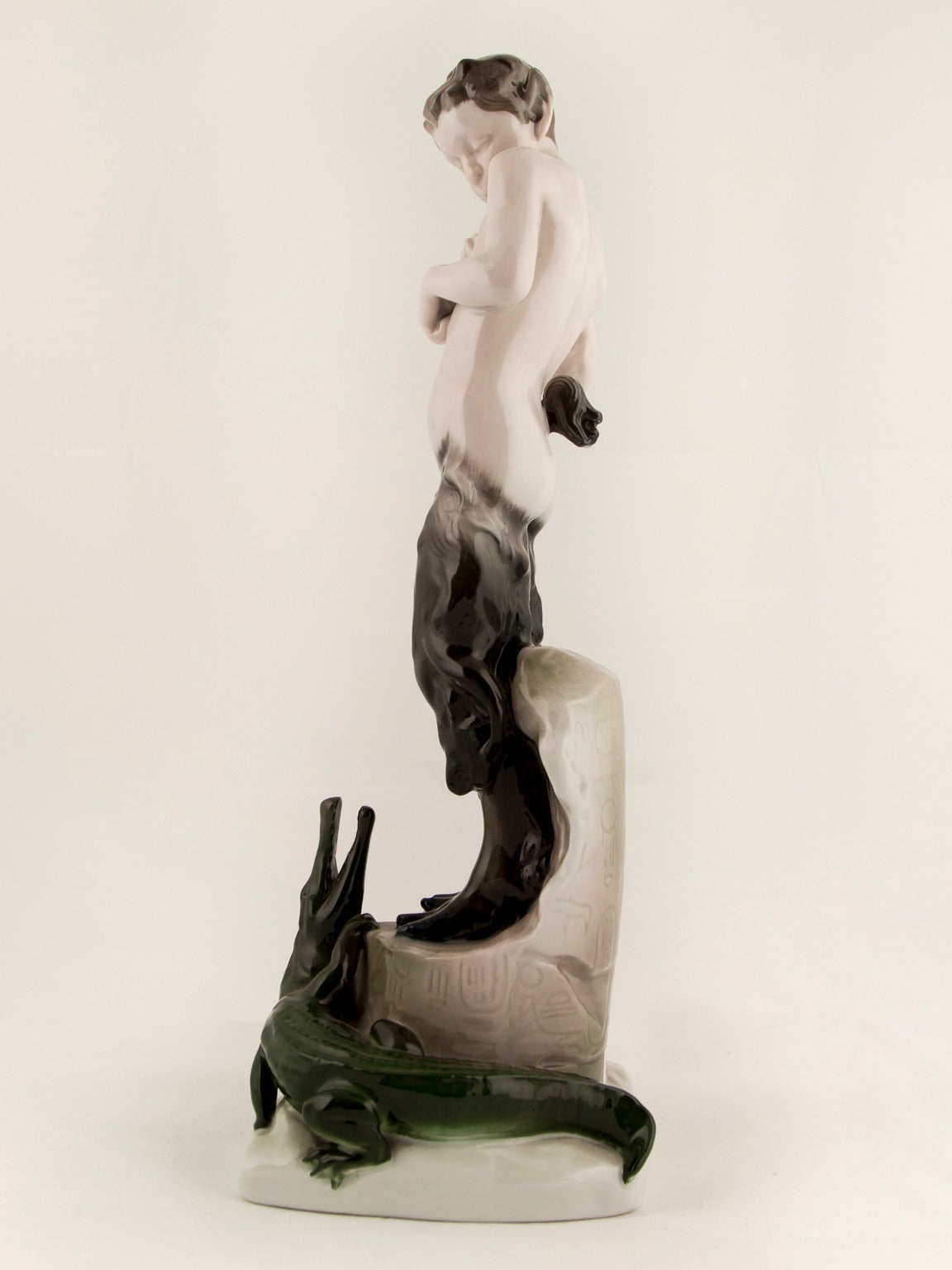 Rosenthal Faun und Alligator von Ferd Liebermann