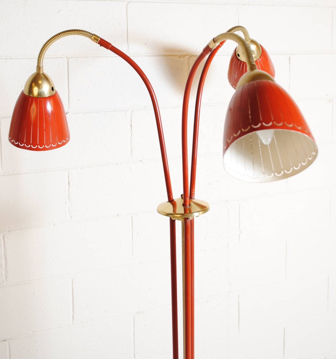 Italian 1950s Lamp in the Style of Stilnovo In Good Condition In Armadale, Victoria