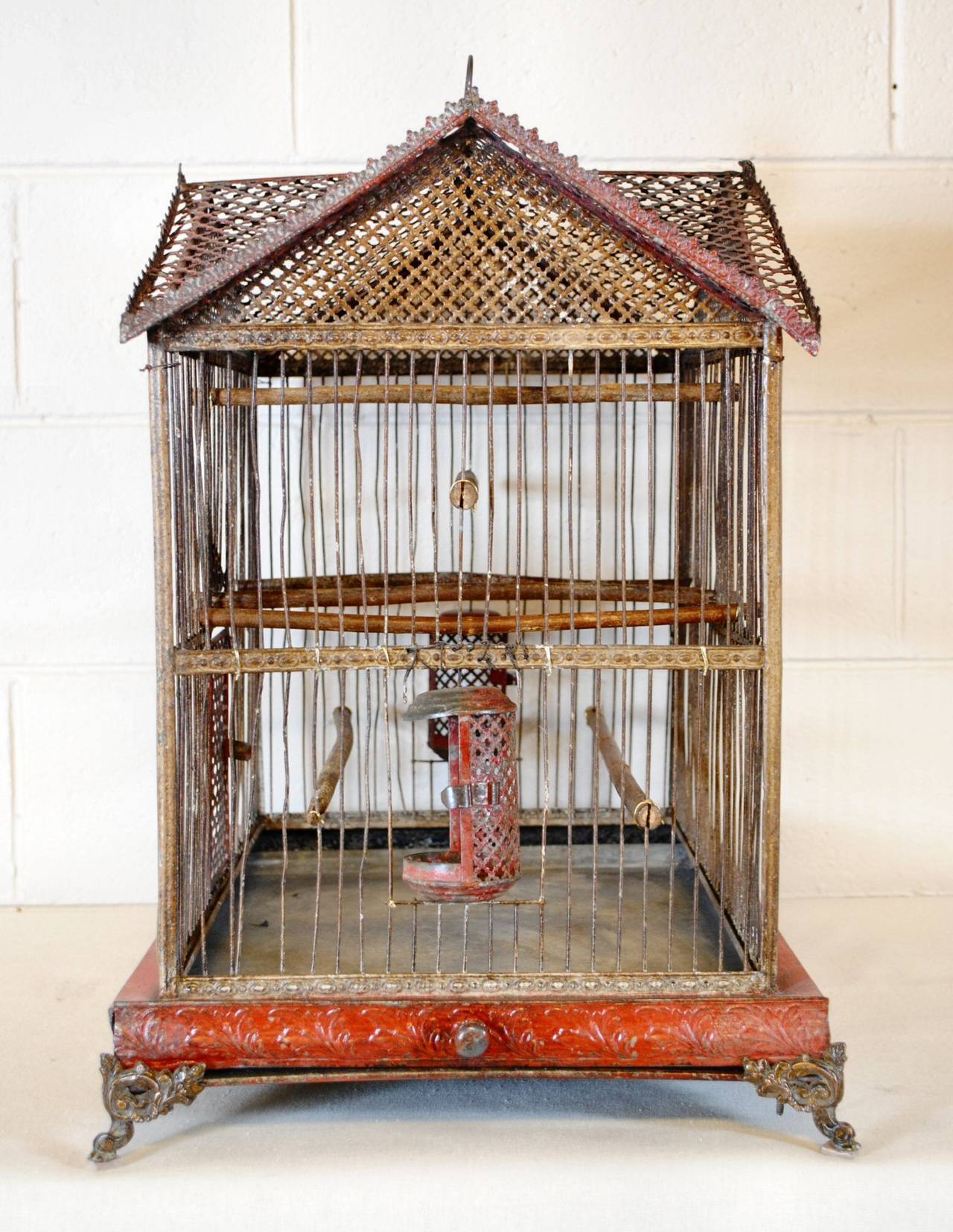 French Antique Bird Cage at 1stdibs