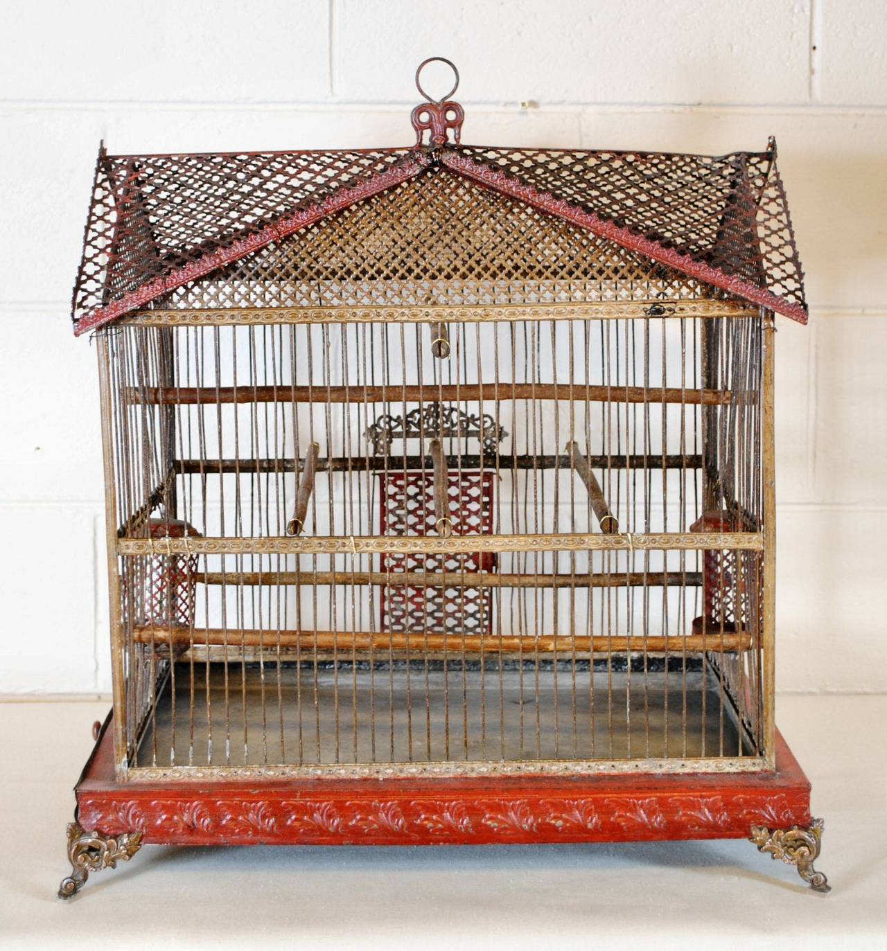 French Antique Bird Cage at 1stdibs
