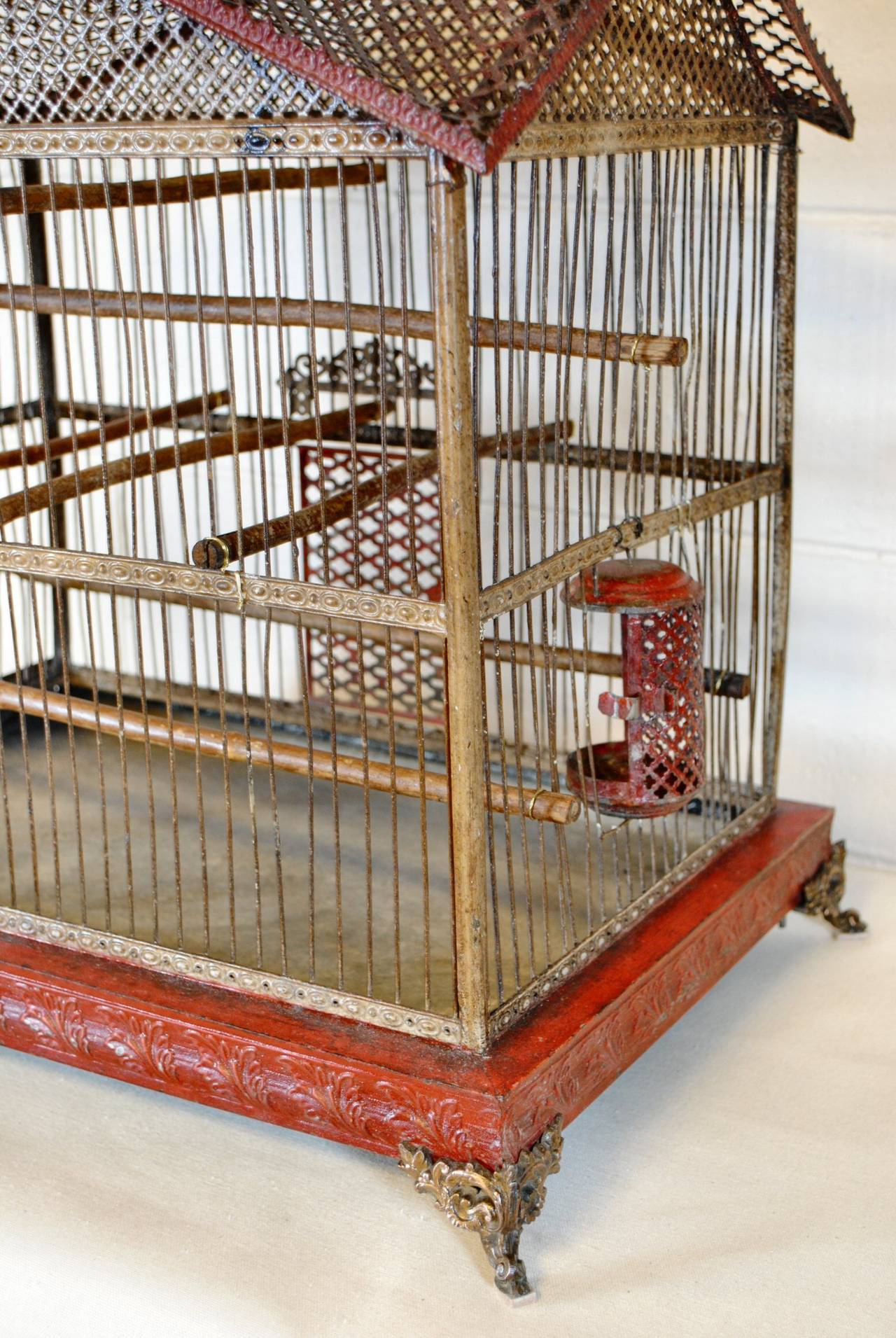 French Antique Bird Cage at 1stdibs