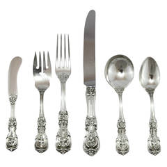 Retro 20th Century 'Francis I' Sterling Silver Flatware Set by Reed and Barton