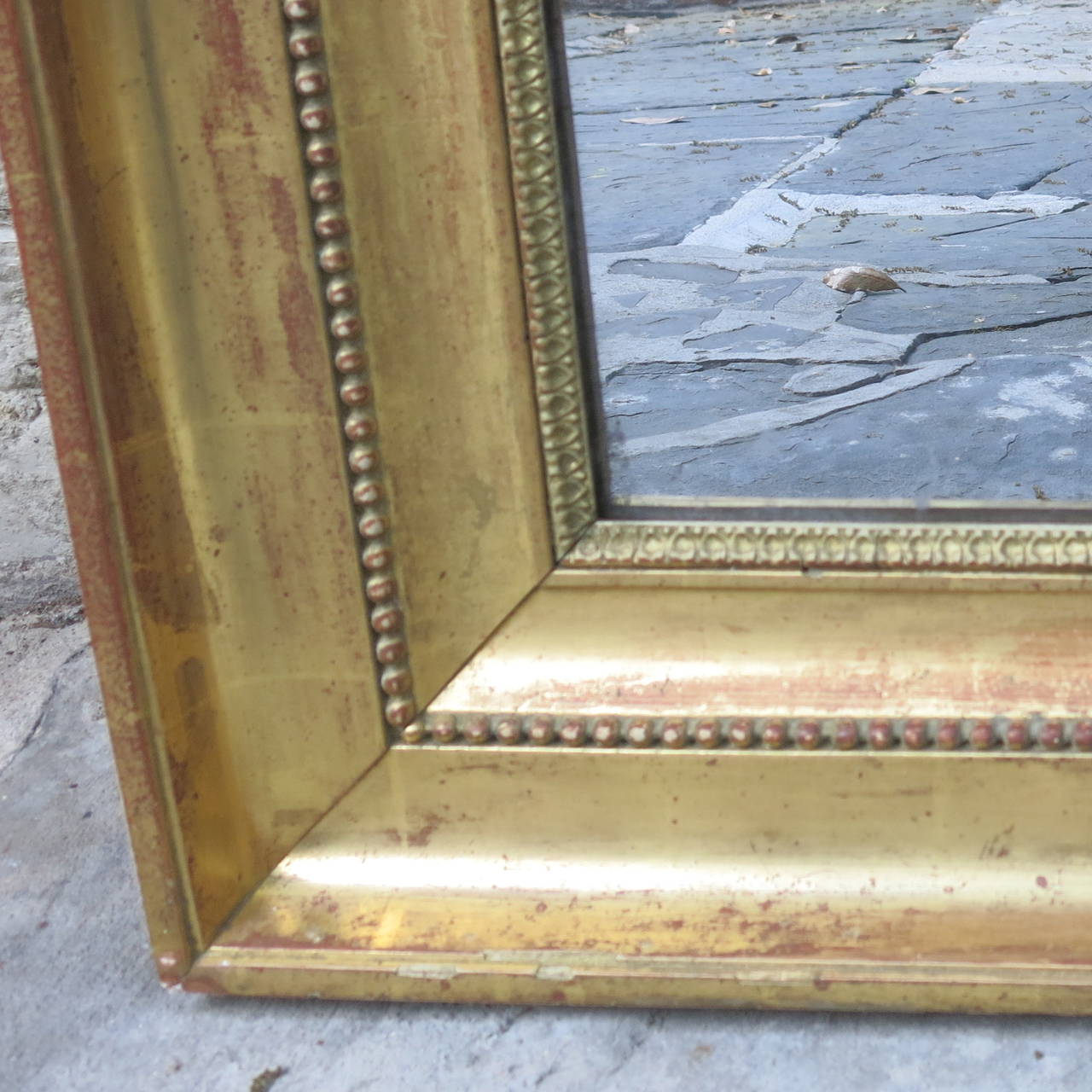 18th Century French Gilded Louis XVI Mirror In Good Condition In New Orleans, LA